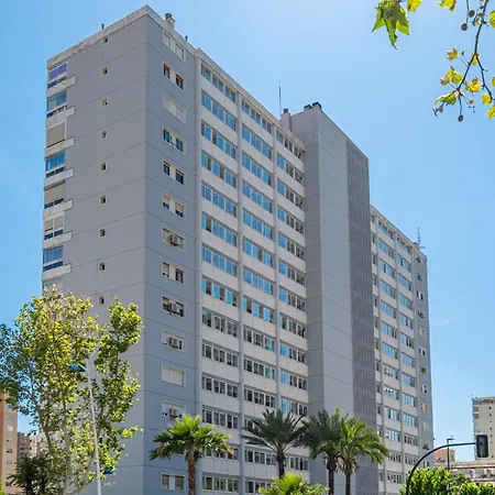 아파트 Penthouse Cervantes Sea View Levante 베니돔